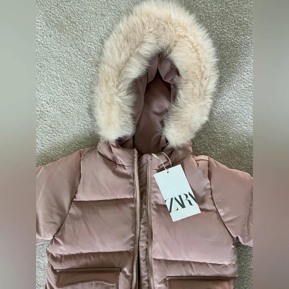 Zara kids, Down coat, Jacket, 12-18 M